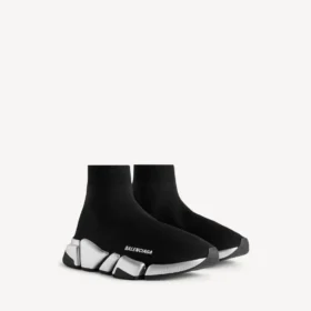 Zapatillas Speed 2.0 de punto reciclado para mujer en negro/plata
