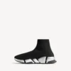 Zapatillas Speed 2.0 de punto reciclado para mujer en negro/plata