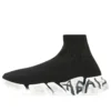 Zapatillas Speed 2.0 Graffiti «Tejido reciclado negro y suela blanca» 617196W2DD41091