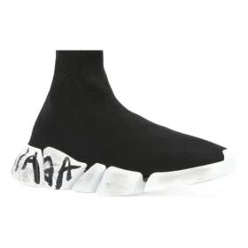 Zapatillas Speed 2.0 Graffiti «Tejido reciclado negro y suela blanca» 617196W2DD41091
