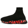 Zapatillas Speed 2.0 «Tejido negro con grafitis rojos y suela negra» 645334W2DBY1016