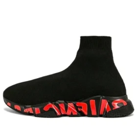 Zapatillas Speed 2.0 «Tejido negro con grafitis rojos y suela negra» 645334W2DBY1016