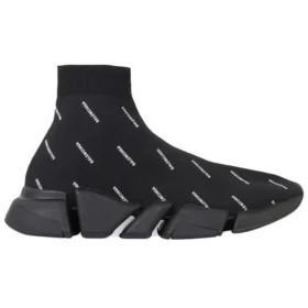 Zapatillas Speed 2.0 «Tejido negro con logotipo blanco en toda la superficie» 617239W2DBO1090