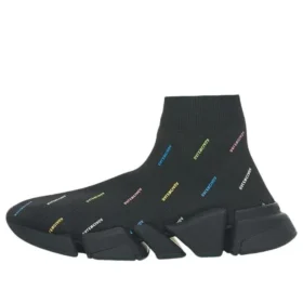 Zapatillas Speed 2.0 «Tejido reciclado negro con logotipo multicolor por toda la superficie» 617196W2DF01088
