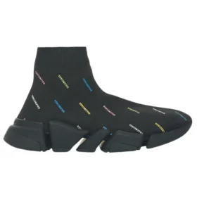 Zapatillas Speed 2.0 «Tejido reciclado negro con logotipo multicolor por toda la superficie» 617196W2DF01088