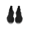 Zapatillas Speed Graffiti «Negro de punto con suela blanca con grafitis» 605942W2DB71006