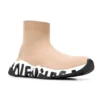 Zapatillas Speed Graffiti «Tejido beige con suela con grafitis blancos y negros» 605942W2DB79791