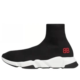 Zapatillas Speed «Tejido negro con logotipo BB rojo» 514218W05G01000