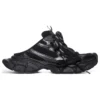 Zapatillas tipo Mules 3XL «Malla negra y poliuretano» 742682W3XL11010
