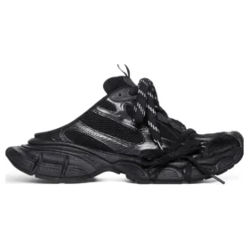 Zapatillas tipo Mules 3XL «Black Mesh and Polyurethane» 742672W3XL11010
