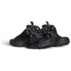Zapatillas tipo Mules 3XL «Malla negra y poliuretano» 742682W3XL11010