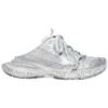 Zapatillas tipo Mules 3XL «Malla negra y poliuretano» 742672W3XL19091