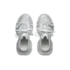 Zapatillas tipo Mules 3XL «Malla negra y poliuretano» 742672W3XL19091