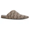 Zapatillas tipo Mules «BB Monogram Brown» 636605W2I103020