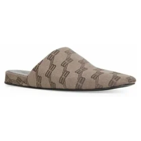 Zapatillas tipo Mules «BB Monogram Brown» 636605W2I103020