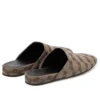 Zapatillas tipo Mules «BB Monogram Brown» 636605W2I103020