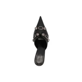 Zapatillas tipo Mules Cagole de 80 mm «Negro» 714253WAD4E1081