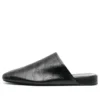 Zapatillas tipo Mules de cuero «Black» 743926WB7221000