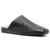 Zapatillas tipo Mules de cuero «Black» 743926WB7221000