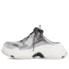 Zapatillas tipo Mules Triple S «Silver» 755686W2FWM8191
