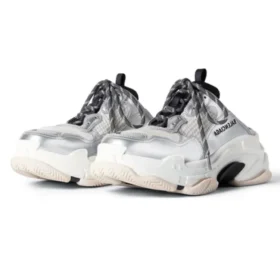 Zapatillas tipo Mules Triple S «Silver» 755686W2FWM8191