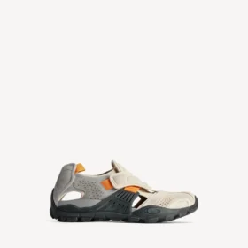 Zapatillas tipo sandalia de senderismo para hombre en gris/beige/naranja/negro