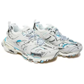 Zapatillas Track 1.0 «Malla blanca y azul con grafitis de nailon» 542023W3SRA9014