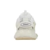 Zapatillas Track de malla de nailon con suela transparente, bajas, blancas 647742W3BM19000