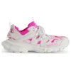 Zapatillas Track Sock «Blanco y rosa neón, punto y nailon» 736328W3SKC9055