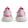 Zapatillas Track Sock «Blanco y rosa neón, punto y nailon» 736328W3SKC9055