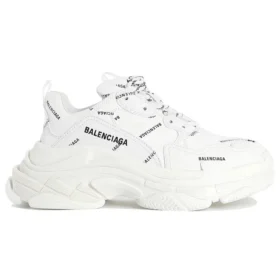 Zapatillas Triple S «All Over Logo – Blanco» 524039W2FA19010