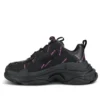 Zapatillas Triple S «All Over Logo – Negro y rosa» 524039W2FA11050