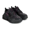 Zapatillas Triple S «All Over Logo – Negro y rosa» 524039W2FA11050