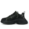 Zapatillas Triple S «Allover Logo – Negro y amarillo fluorescente» 536737W2FA11070