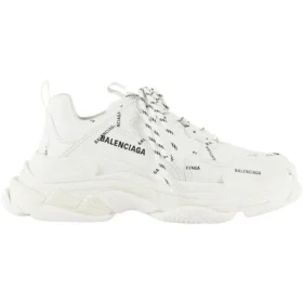 Zapatillas Triple S «Allover Logo – White» 536737W2FA19010
