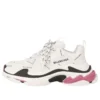 Zapatillas Triple S «Allover Logo White Pink» 524039W2FA49155
