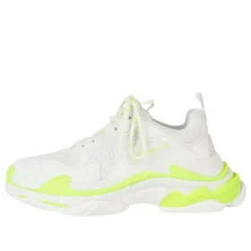 Zapatillas Triple S «Blanco-Amarillo fluorescente» 524039W2CA37390