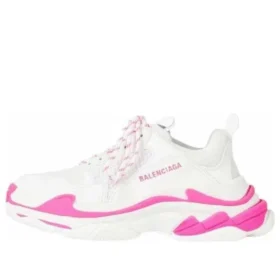 Zapatillas Triple S «Blanco-Rosa Fluo» 536737W2CA35390