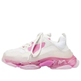 Zapatillas Triple S de suela transparente «Blanco-rosa» 544351W09ON9025