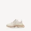 Zapatillas Triple S de suela transparente para hombre en blanco Zapatillas Triple S de suela transparente para hombre en blanco