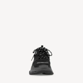 Zapatillas Triple S de suela transparente para hombre en color negro