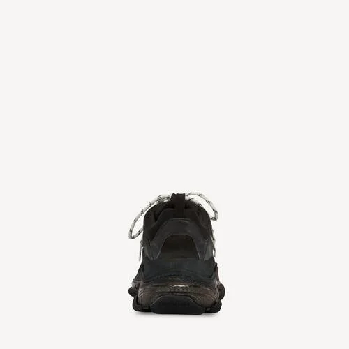 Zapatillas Triple S de suela transparente para mujer en negro Zapatillas Triple S de suela transparente para mujer en negro