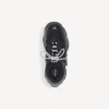 Zapatillas Triple S de suela transparente para mujer en negro Zapatillas Triple S de suela transparente para mujer en negro