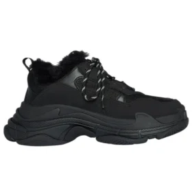 Zapatillas Triple S «Faux Fur Black» 668563W3CQ51000
