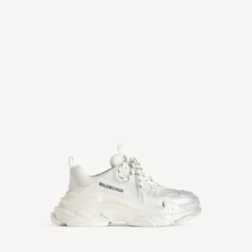 Zapatillas Triple S Glitter Spray para mujer en blanco/plata