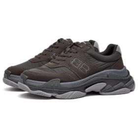 Zapatillas Triple S «Marrón oscuro y gris» 710157W3CU41819