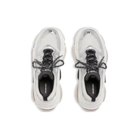 Zapatillas Triple S «Negro, blanco y plateado, doble espuma y malla» 524039W2FWM8191