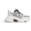 Zapatillas Triple S «Negro, blanco y plateado, doble espuma y malla» 536737W2FWM8191