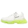 Zapatillas Triple S «Suela transparente – Blanco amarillo fluorescente» 541624W2FR19073