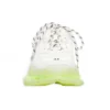 Zapatillas Triple S «Suela transparente – Blanco amarillo fluorescente» 541624W2FR19073